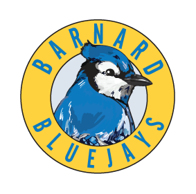 Barnard Blue Jays Mascot Logo