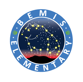Bemis Elementary Bear Mascot Logo