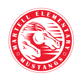 Martell Elementary Mustangs Mascot Logo