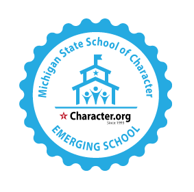 Michigan State School of Character Emerging Award Logo
