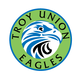 Troy Union Eagles Mascot Logo