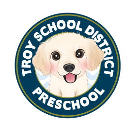 TSD Preschool Pups Mascot Logo