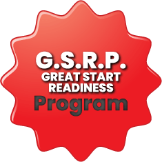 TSD Preschool Great Start Readiness Program Red Sticker Icon